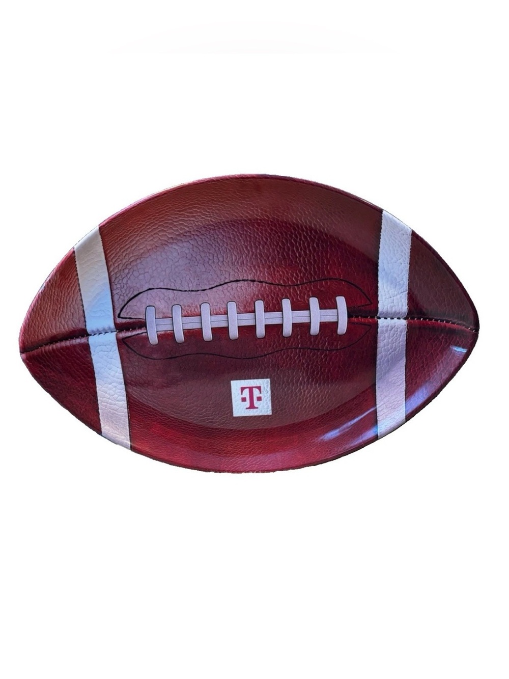 T-Mobile Tmobile Tuesday Football Platter/Food Tray for the Super Bowl